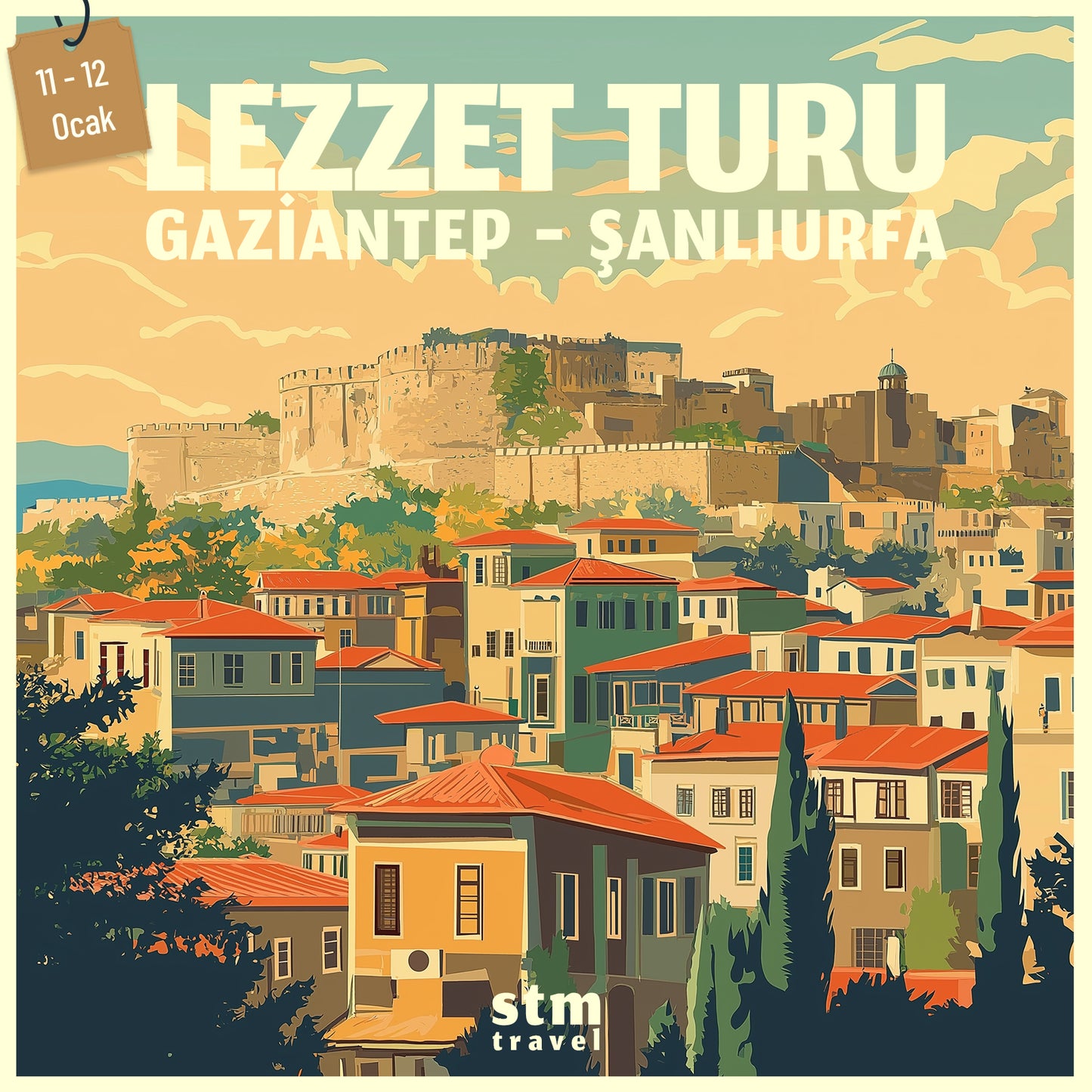 11-12 Ocak Gaziantep-Şanlıurfa Lezzet Turu